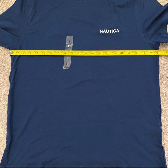 NWT Nautica Men's Short Sleeve Solid Crew Neck T-Shirt Size Large - Picture 9 of 9